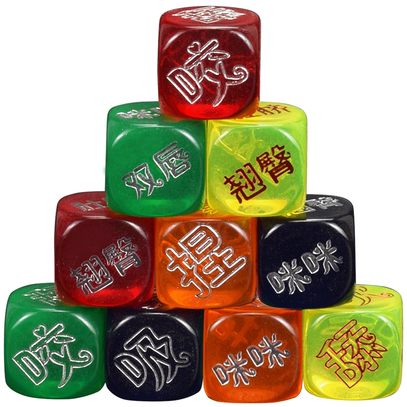 情趣骰子示意圖